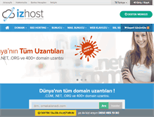 Tablet Screenshot of izhost.com